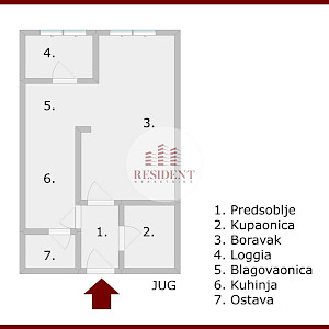 ŠPANSKO Funkcionalan 1soban stan 41 m2, 2. kat, odlična lokacija, loggia, spremište, BEZ PROVIZIJE