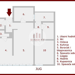 ŠPANSKO Cozy 3-bedroom apartment 63 m2, 2nd floor, top location, loggia, storage room, NO COMMISSION