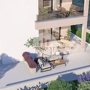 MASLENICA Ekskluzivan 3soban apartman 75 m2 + parking, pogled na more, novogradnja, BEZ PROVIZIJE