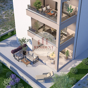 MASLENICA Ekskluzivan 3soban apartman 75 m2 + parking, pogled na more, novogradnja, BEZ PROVIZIJE