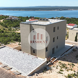 MASLENICA Ekskluzivan 3soban apartman 75 m2 + parking, predivan pogled na more, novogradnja, BEZ PROVIZIJE