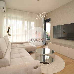 BOTINEC Luksuzan 3soban stan + dva parkinga, lift, novogradnja, loggia, BEZ PROVIZIJE
