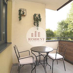 ŠPANSKO Modern 2-room apartment (49 m²) + garage parking space, new build, 1st floor, prime location, balcony, storage unit, NO COMMISSION.