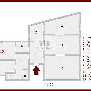 DONJI GRAD Spacious office space (102 m²) + garage, prime location, NO COMMISSION.